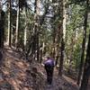 Descending from Upper Twin Peak