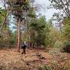 Climbing Jackson Ridge on the Atsahu Trail