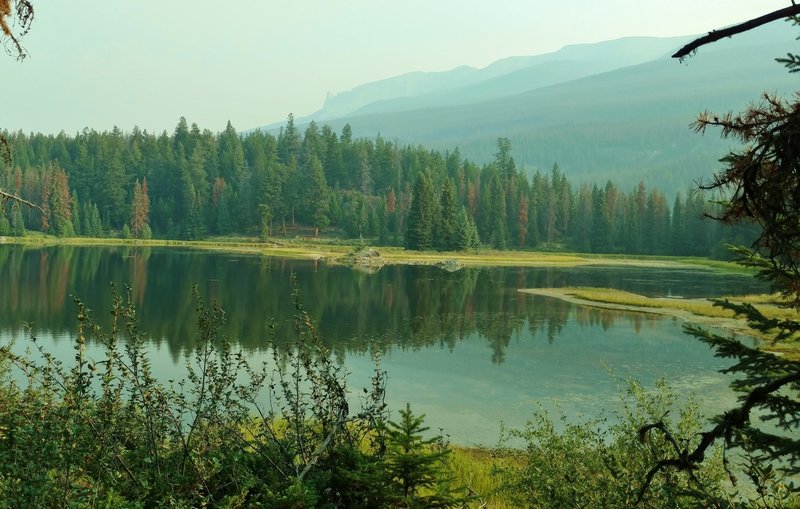 Wabasso Lake, looking north from Wabasso Lake Trail on the south shore of the lake.