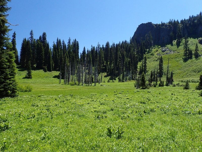 Elephant Head is the large rock outcrop on the right