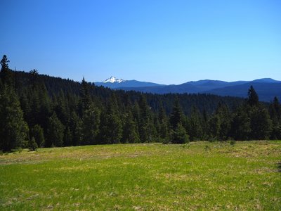 Mt. Thielsen from the meadow on Anderson Mountain