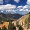 View from the Telephone Lake Trail where it reaches the crest