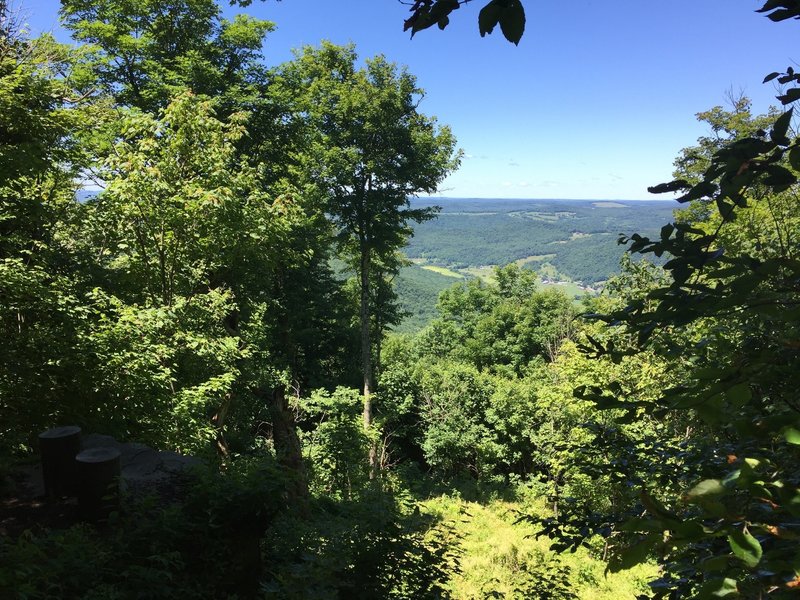 Nearing the summit of Bramley Mnt.