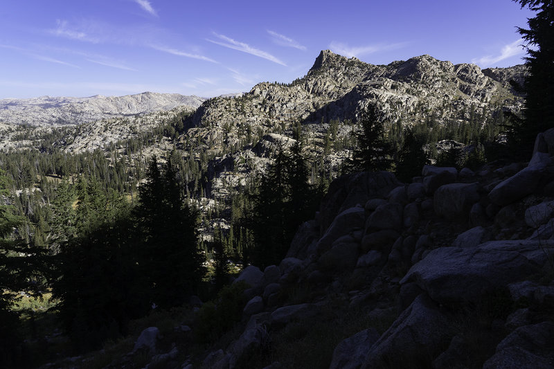 Climbing up out of Bear Valley.