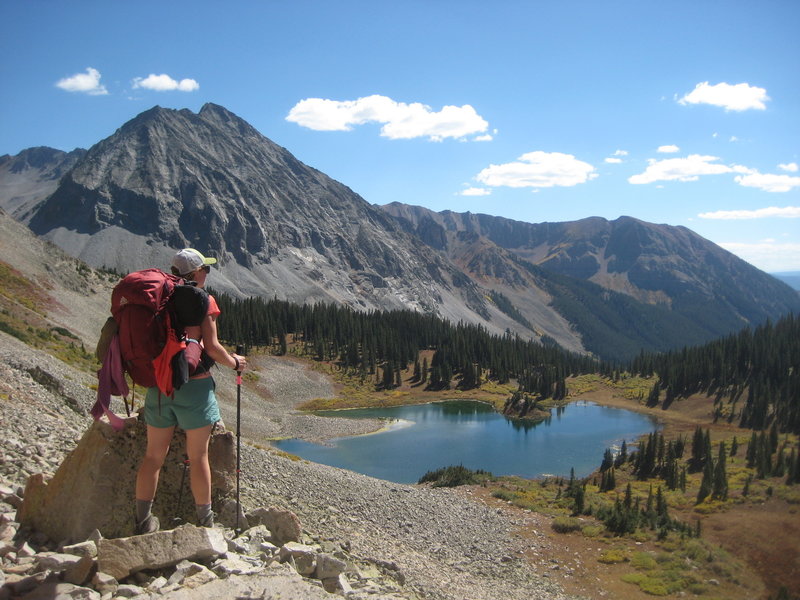 Looking south, over Copper Lake.