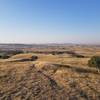 Sage Creek Basin from Roberts Prairie Dog Town (with dozens of bison off in the distance)