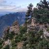 The view into McKittrick Canyon, just west of Wilderness Ridge Backcountry Camp