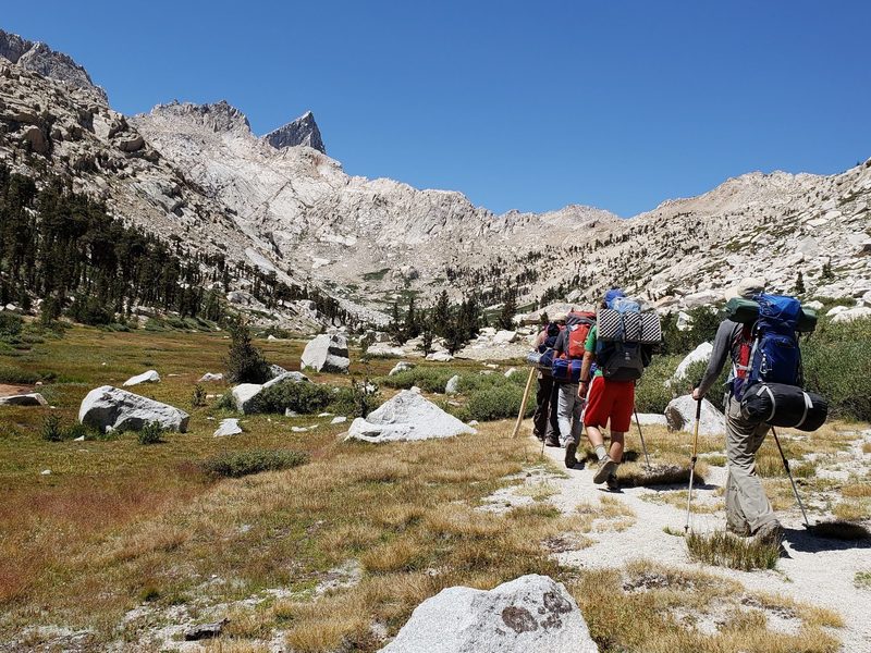 Lost Canyon toward Sawtooth Pass. This part is a very serene path.