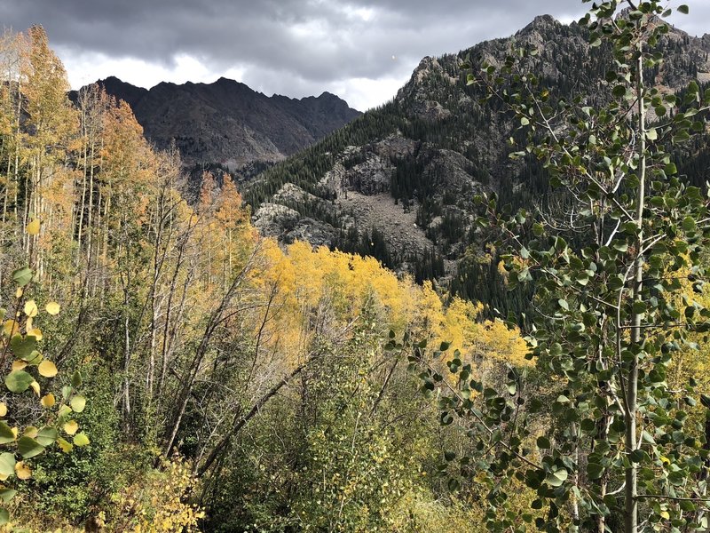 Stormy skies on the Upper Piney River Trail.