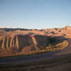 Yellow Mounds at Sunset