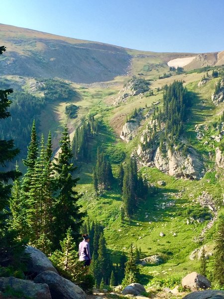 Heading towards King Lake after camping at Betty Lake 08/07/18