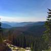 Stunning views as far as the eye can see on Devil's Thumb Trail 08/08/18