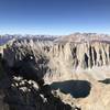 09/11/2018 Trail Crest looking west towards Hitchcock Lakes and Sequoia.  Cloudless day and only a breeze.