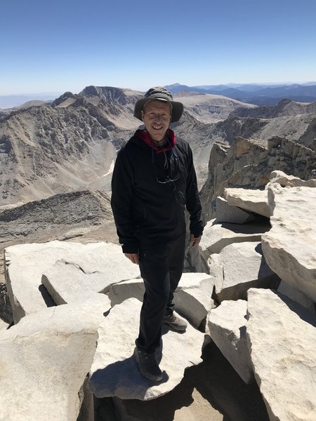 9/11/2018  @Whitney Summit perfect cloudless day, no wind!