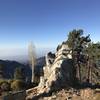 09/05/2018 Baldy via Bear Canyon Trail.  Interesting rock formation looking to the west on the climb up