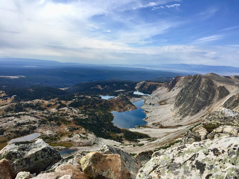 From the summit of Medicine Bow Peak 12,013' 09/03/18