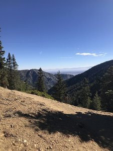 Big Horn Saddle on the way to Cucamonga Peak.  View to the northeast