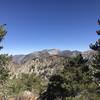 View of Mt. Baldy from the Cucamonga Peak Trail