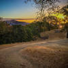 First view of Mt Diablo against the rising sun