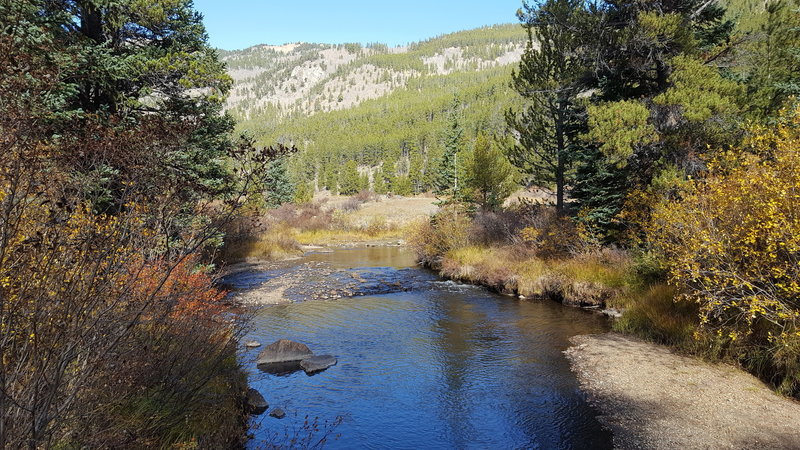 crossing bridge at Pine Creek