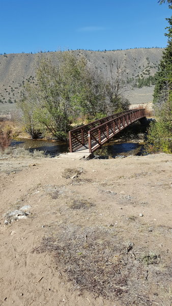 crossing bridge into Clear Creek campground