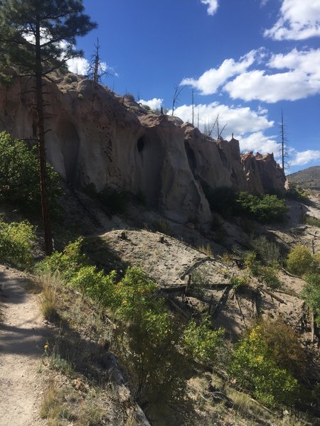 Interesting cliff face.