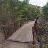 Nice bridge where the Aqueduct Trail and the Burnham Loop Trail meet