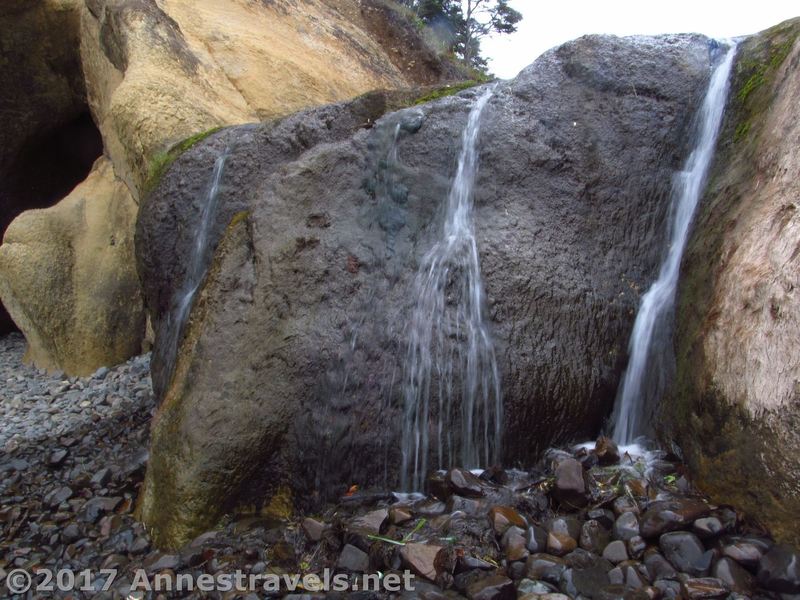 Waterfall at Hug Point