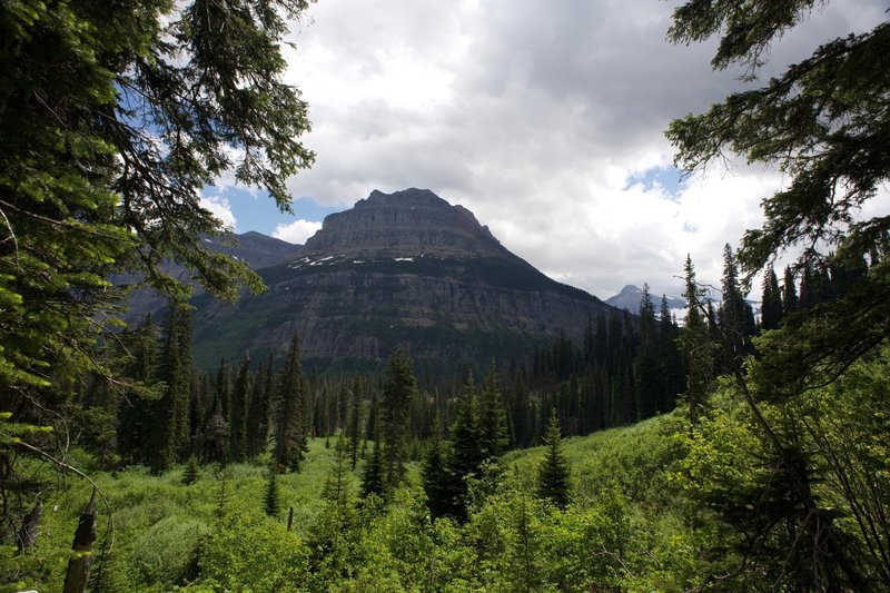 You get a great view of Citadel Mountain from Florence Falls.