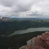 Lower Two Medicine Reservoir as seen from Scenic Point.  It's worth the hike.