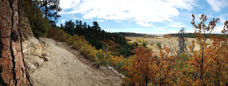 Valley formerly holding Lake Louisa before the damn broke.