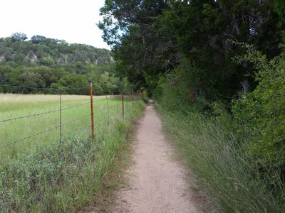 First part of Limestone Ledge from the main track area once you cross the river...hang on, it gets good!