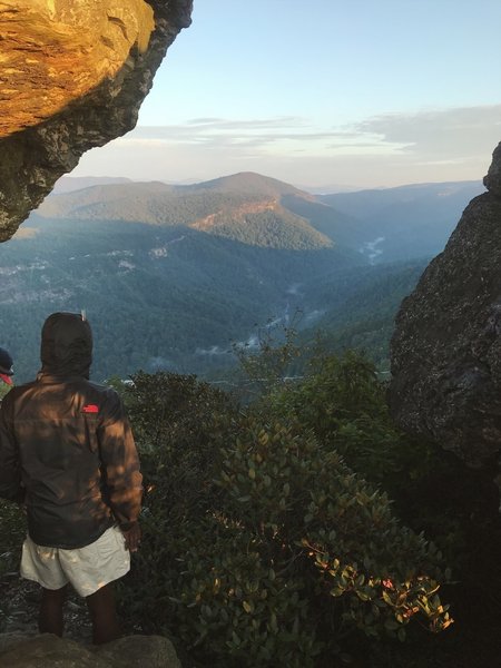 above Big Flat Rock Overlook