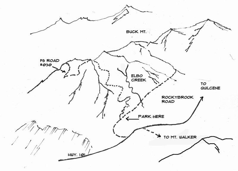 My Sketch of the Elbo Creek Trail