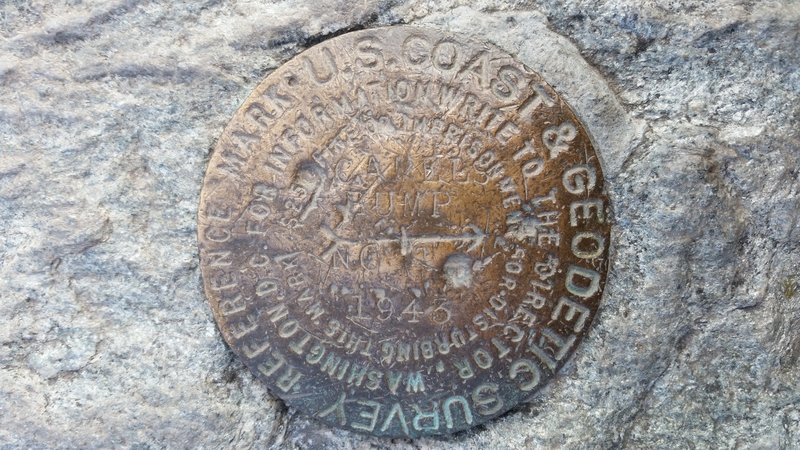 Camels Hump GIS marker