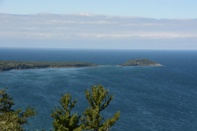 Little Presque Isle from the summit of Sugarloaf.