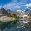 Mt Shuksan's Glorious Reflection in the Still Waters of Lake Ann