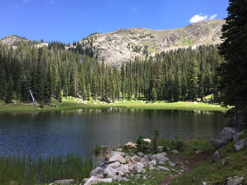 Entering Lake area looking east