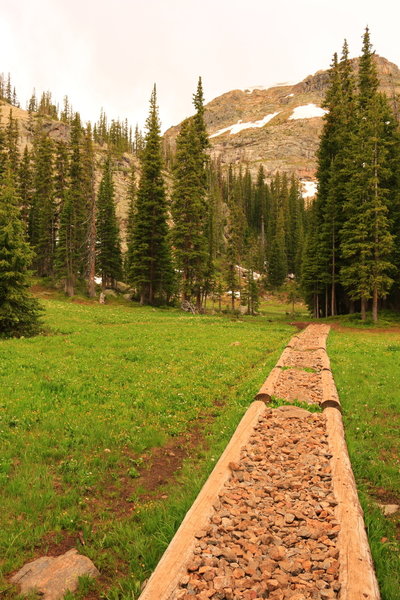 Turnpike along upper meadow.