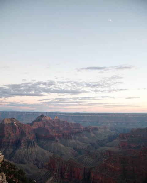 Bright Angel Point at dusk