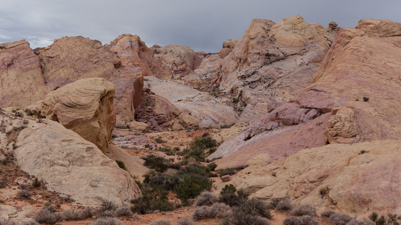 extremely colorful mountains