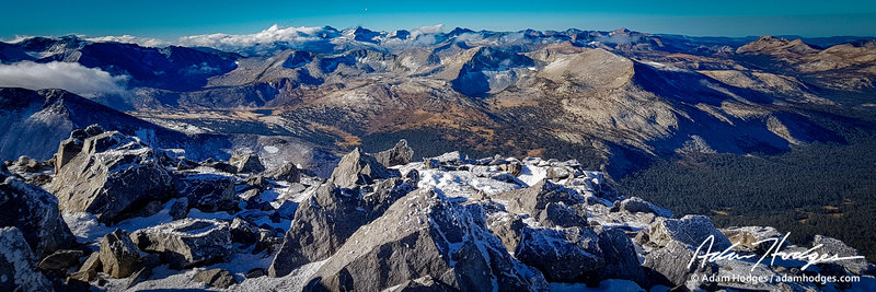 View from the summit of Mount Dana.