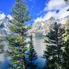 Peeking at Jenny Lake through the trees on the Jenny Lake Trail 10/12/18