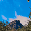 The iconic Rattlesnake Ledge ... a view from near the trailhead