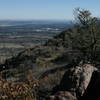 Paragliding area on Mt Herman