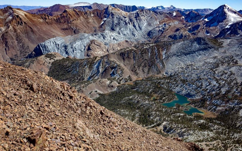 View from the summit of Bloody Mountain.