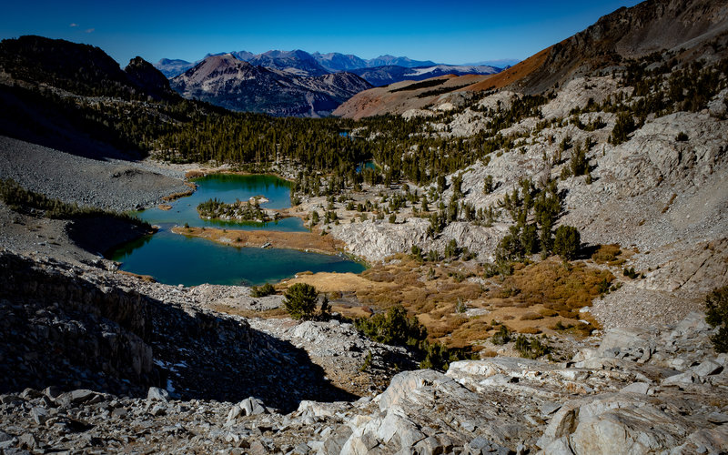 The Duck Pass Trail climbs up the valley from the trailhead at Coldwater Campground.