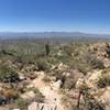 Looking back towards Tucson.