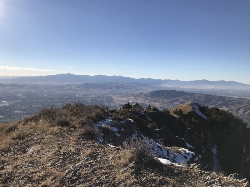 Looking north from the summit