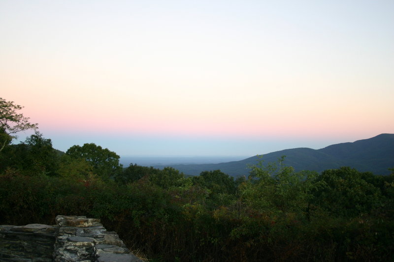 Sunrise at Cohutta Overlook